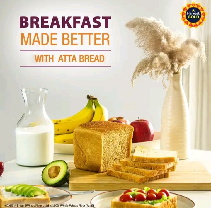 Harvest Gold Atta Whole Wheat Bread 9