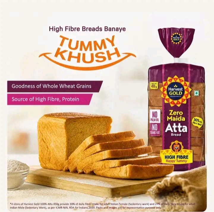 Harvest Gold Atta Whole Wheat Bread 4