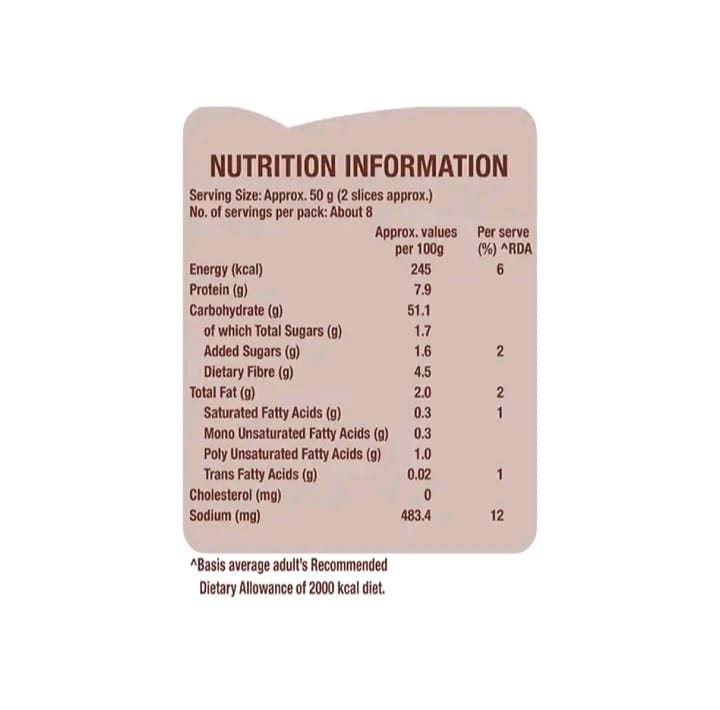 Britannia Whole Brown Bread 9
