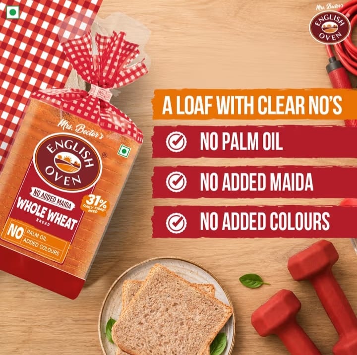 English Oven Zero Maida Whole Wheat Bread 4