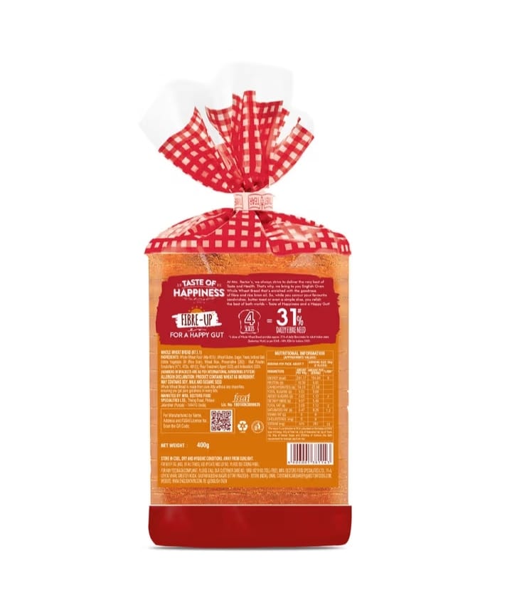 English Oven Zero Maida Whole Wheat Bread 2