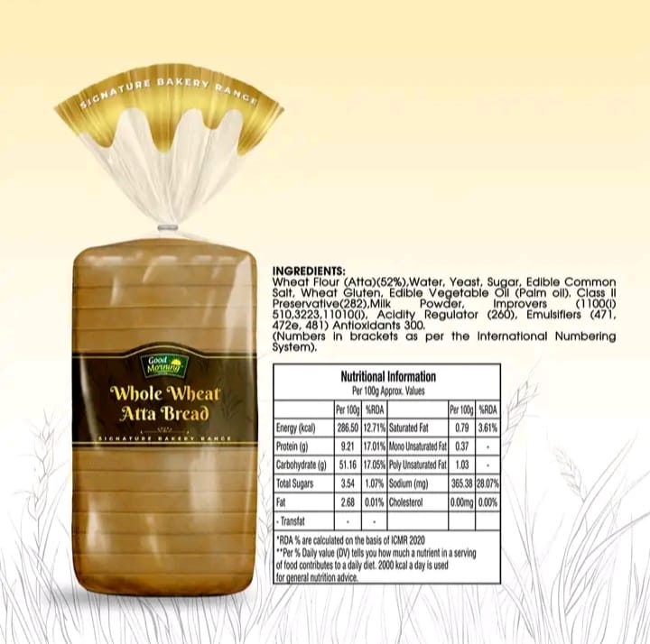 Good Morning Atta Whole Wheat Bread 5