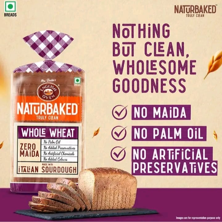 Naturbaked Whole Wheat Bread (Zero Maida) 6