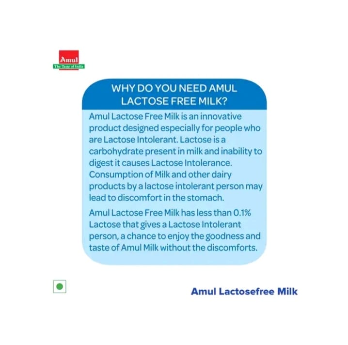 Amul Lactose Free Milk 8