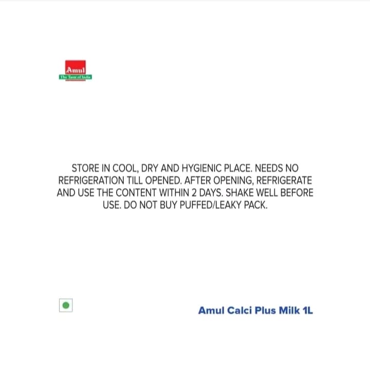 Amul Calci+ Calcium Rich High Protein Milk 3