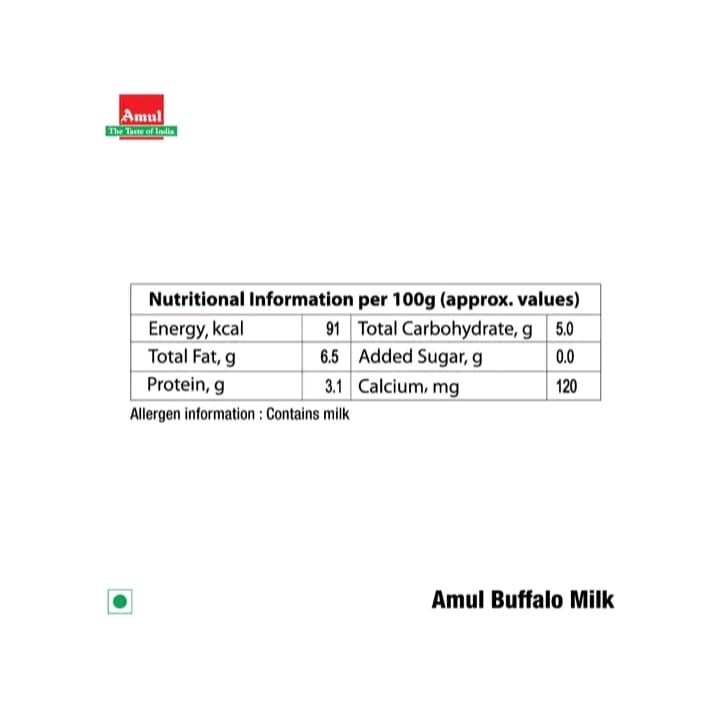 Amul Buffalo A2 Milk 3